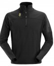 Pull 1/2 zip micro fleece Noir 